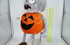 Plants Vs Zombies Pvz Plush Custom Halloween Pumpkin Zombie High throughout Plants Vs Zombies Pumpkin Plush
