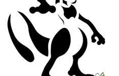 Pokemon: Newtwo (Free Pumpkin Stencil - Pumpkin Pattern - Pumpkin within Pokemon Pumpkin Carving Patterns Free Printable