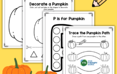 Preschool Pumpkin Worksheets - Free Printable Packet - Your intended for Pumpkin Printable Activities For Preschoolers