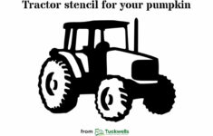 Print Your Free Tractor Stencil For Your Pumpkin - Tuckwells within Free Printable Tractor Pumpkin Stencil