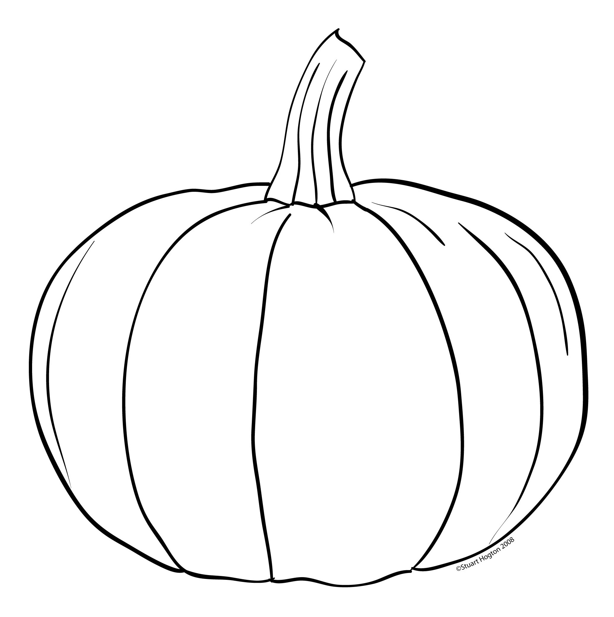 Printable Color Pumpkins - Printable Party Favors intended for Pumpkin Clipart Black And White Printable