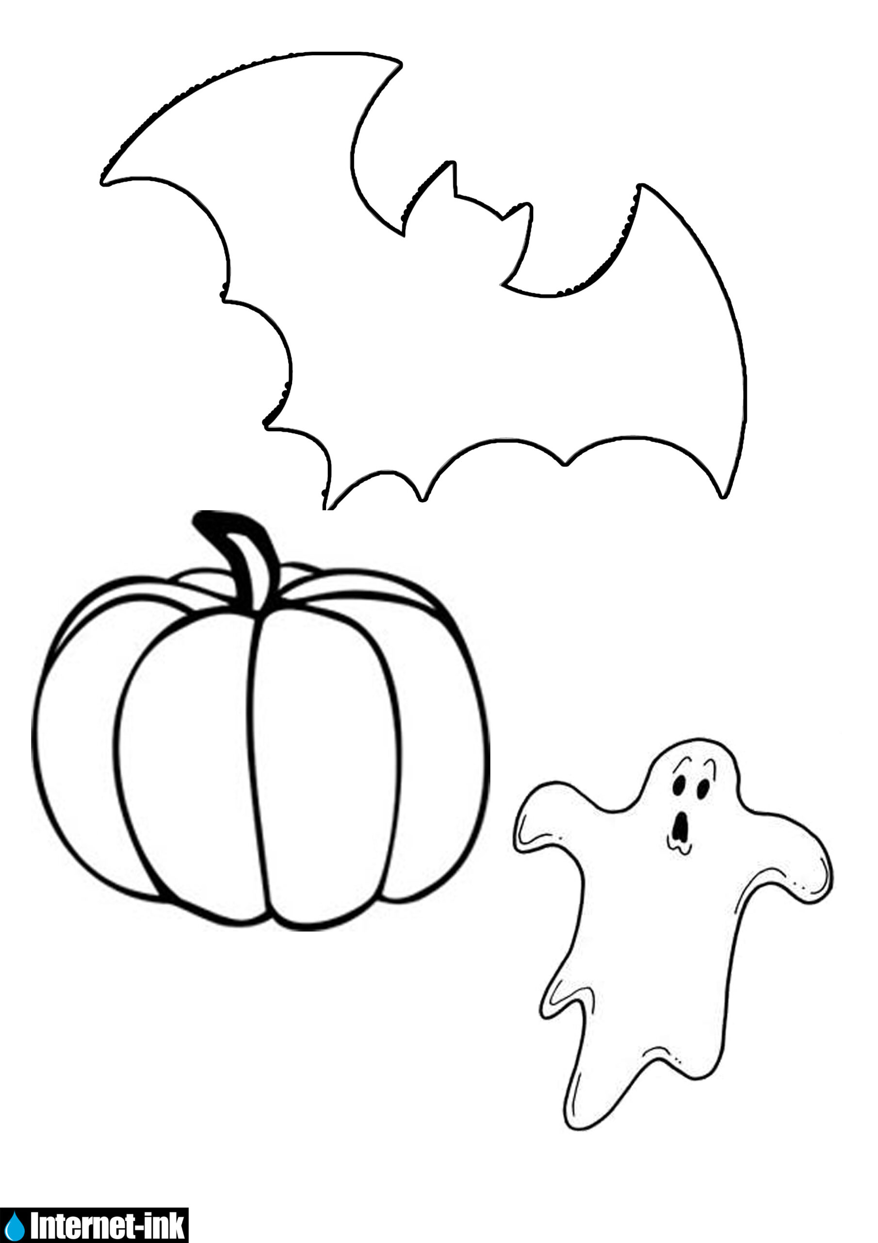 Printable Halloween Cut Out Decorations | Internet Ink with Pumpkin Printable Halloween Decorations