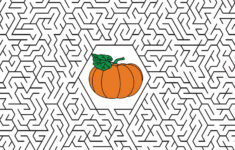 Printable Halloween Maze - Marias Place within Pumpkin Maze Printable Free