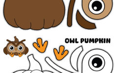 Printable Owl Pumpkin Craft inside Pumpkin Craft Template Printable