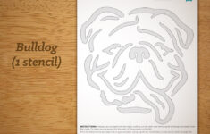 Printable Pumpkin Carving Pattern: English Bulldog - Etsy regarding Bulldog Pumpkin Stencil Printable