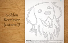 Printable Pumpkin Carving Pattern: Golden Retriever - Etsy Uk regarding Printable Puppy Pumpkin Stencil