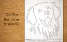 Printable Pumpkin Carving Pattern: Golden Retriever - Etsy Uk throughout Golden Retriever Pumpkin Stencil Printable