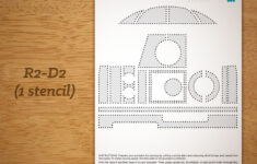 Printable Pumpkin Carving Pattern: Star Wars Droid R2-D2 - Etsy pertaining to R2D2 Pumpkin Stencil Printable