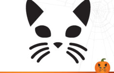 Pumpkin Cat Stencils Free Printable Large Stencils For Painting pertaining to Free Cat Pumpkin Carving Printable