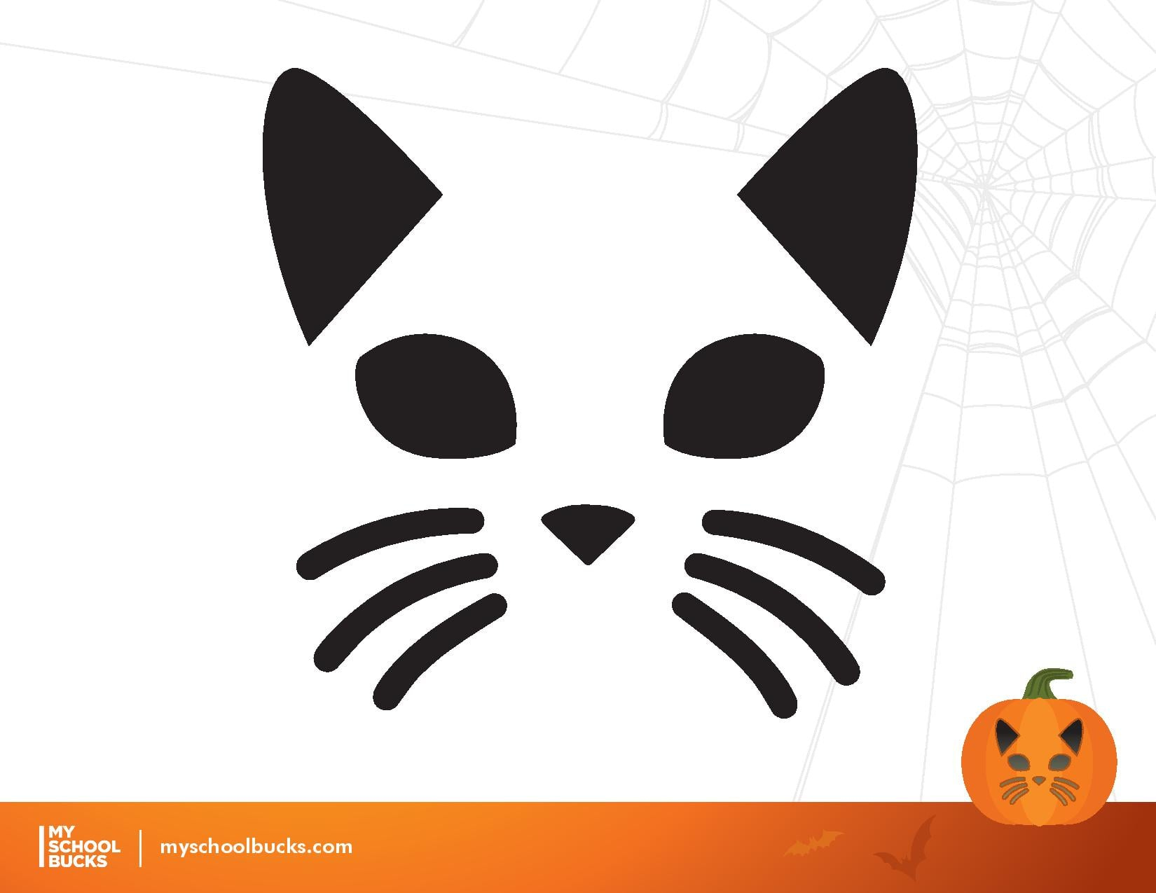 Pumpkin Cat Stencils Free Printable Large Stencils For Painting regarding Printable Pumpkin Carving Templates Cat