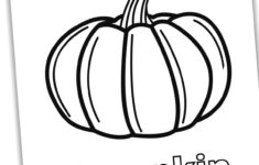 Pumpkin Coloring Pages - Nature Inspired Learning intended for Black And White Pumpkin Printable