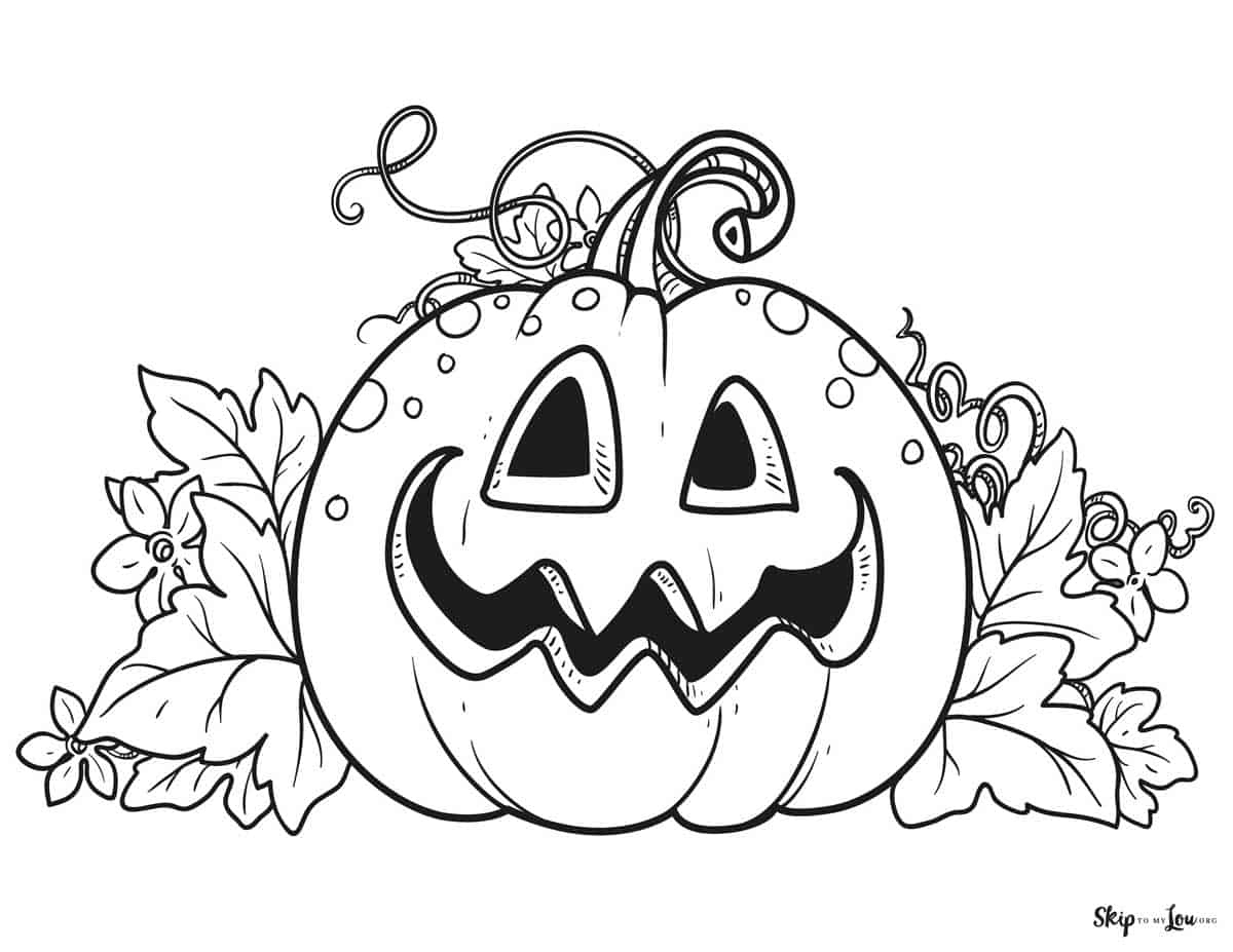 Pumpkin Coloring Pages | Skip To My Lou intended for Free Printable Pictures Of Pumpkins To Color