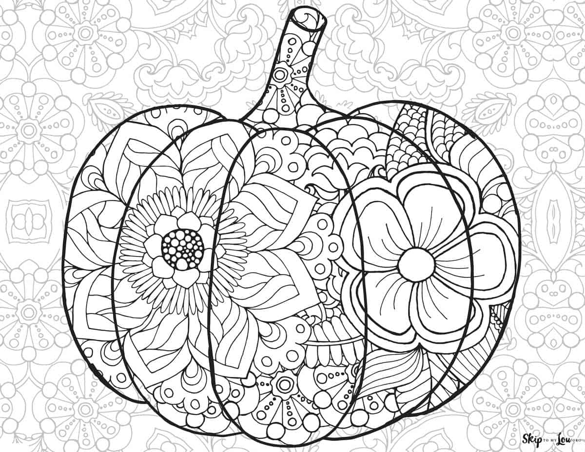 Pumpkin Coloring Pages | Skip To My Lou regarding Free Printable Pumpkin Color Sheets