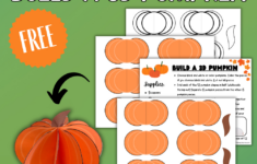 Pumpkin Craft For Kids - Free Printable - Your Therapy Source throughout Pumpkin Crafts For Kids Printable