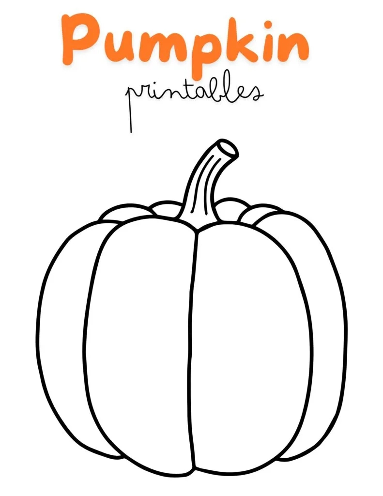 Pumpkin Craft Printable: Fun And Easy Activities For Fall Creativity with Pumpkin Crafts For Kids Printable