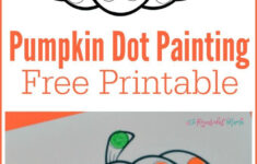 Pumpkin Do A Dot Worksheet in Free Printable Pumpkin Activities For Preschoolers