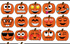 Pumpkin Faces Clip Art intended for Printable Silly Pumpkin Faces