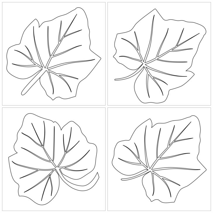 Free Printable Pumpkin Leaves Free Printable Pumpkin Leaves