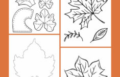 Pumpkin Leaf Template - 15 Free Pdf Printables | Printablee inside Printable Pumpkin Leaves Template