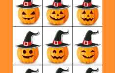 Pumpkin Memory Matching Game - Free Printable • Fyitina intended for Pumpkin Memory Game Printable
