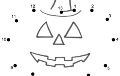 Pumpkin Or Jack-O-Lantern - Connect The Dots, Count1'S (Halloween) for Pumpkin Connect The Dots Printable