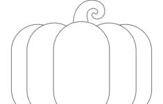 Pumpkin Outline - Childhood Magic pertaining to Printable Tall Pumpkin Template