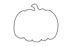 Pumpkin Outline (Free Templates) - The Best Ideas For Kids within Pumpkin Clip Art Free Printable
