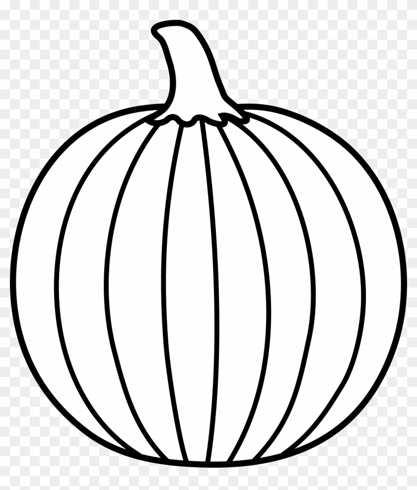Pumpkin Outline Printable - Black And White Pumpkin Art - Free pertaining to Pumpkin Clipart Black And White Printable