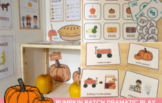 Pumpkin Patch Dramatic Play, Fall Autumn Pretend Play for Pumpkin Patch Dramatic Play Printables