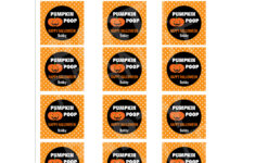 Pumpkin Poop Halloween Party Favor Tags - Party Peanut regarding Free Printable Pumpkin Poop Tags