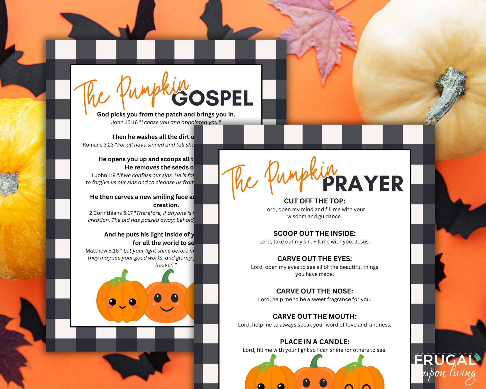 Pumpkin Prayer Printable & Pumpkin Gospel Plan Of Salvation, Kids with regard to The Pumpkin Gospel Printable