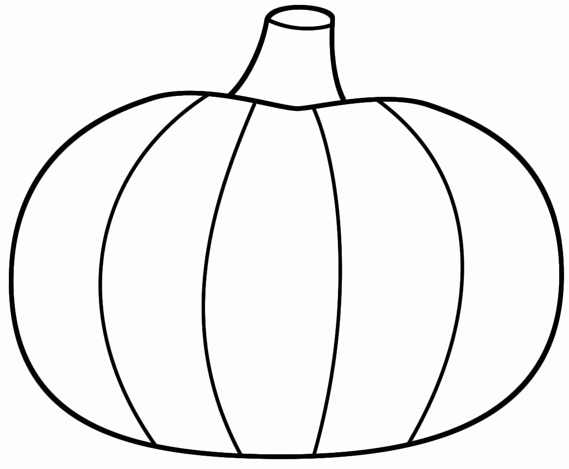Pumpkin Printable Outline - Printable Party Favors with regard to Black And White Pumpkin Printable