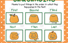 Pumpkin Sequencing Charts with regard to Pumpkin Sequencing Cards Printable