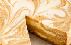 Pumpkin Swirl Cheesecake - Girl. Inspired. with Printable Pumpkin Cheesecake Recipe