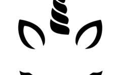 Pumpkin Unicorn Stencil For Carving (Free Printable) with Free Printable Unicorn Pumpkin Stencil