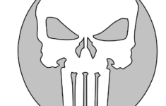 Punisher Pumpkin Carving Template Download Printable Pdf with regard to Punisher Pumpkin Stencil Printable