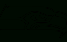 Seattle Seahawks Logo Black And White 2024 - Free Download regarding Printable Seahawks Pumpkin Stencil