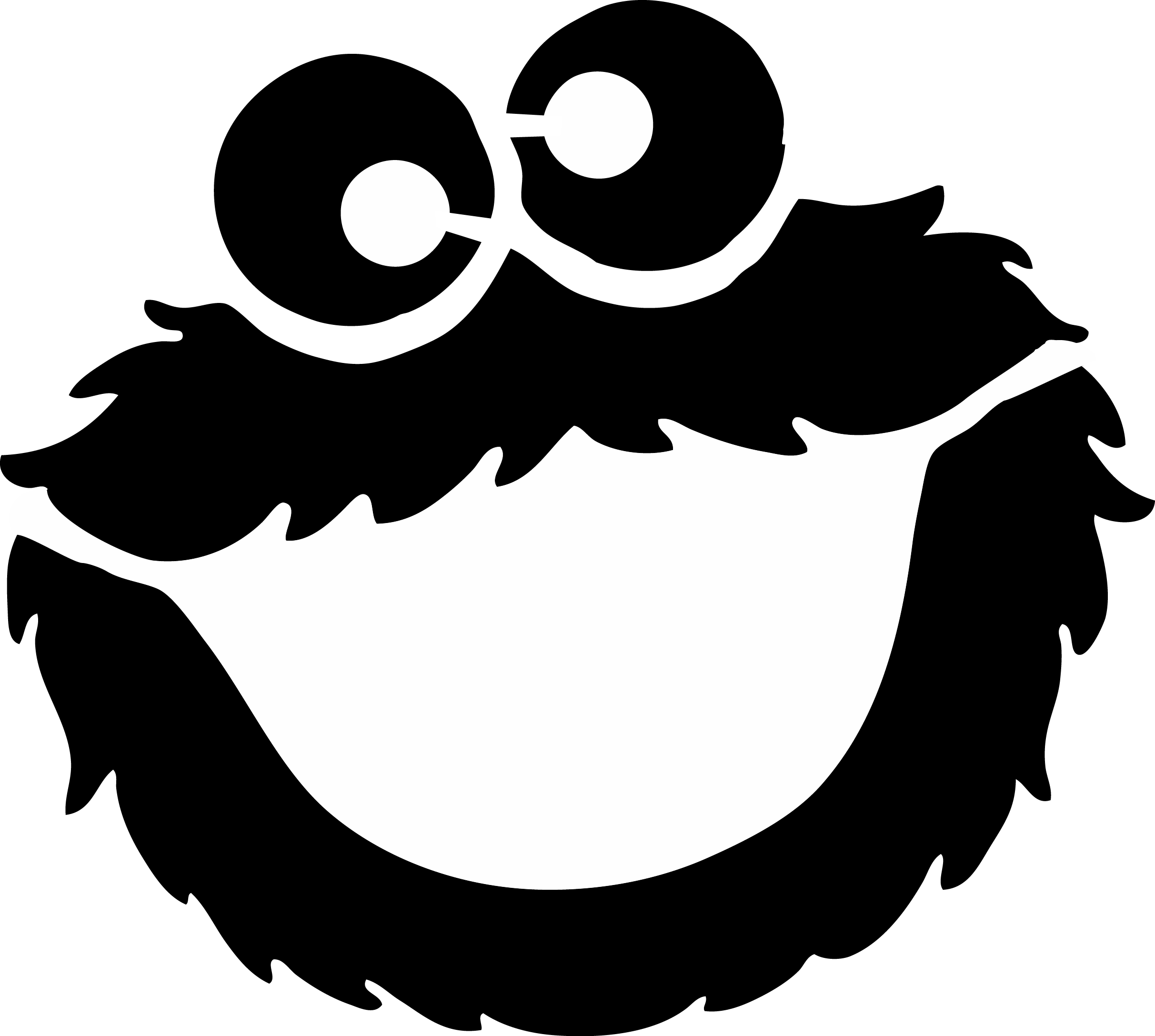 Sesame Street: Cookie Monster (Pumpkin Stencil - Pumpkin Pattern intended for Cookie Monster Pumpkin Stencil Printable