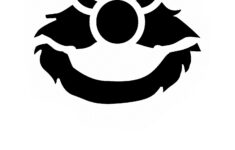 Sesame Street: Elmo (Pumpkin Stencil - Pumpkin Pattern - Pumpkin with Free Printable Elmo Pumpkin Stencil