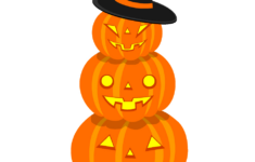 Shining 3 Halloween Pumpkins Clip Art Free Png Image｜Illustoon within Pumpkin Clip Art Printable