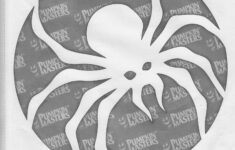 Spider (Pumpkin Stencil - Pumpkin Pattern - Pumpkin Template for Spider Pumpkin Template Printable