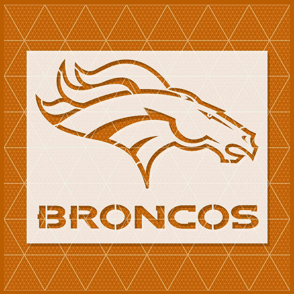 Sport | Lazy Stencils throughout Denver Broncos Pumpkin Stencil Printable