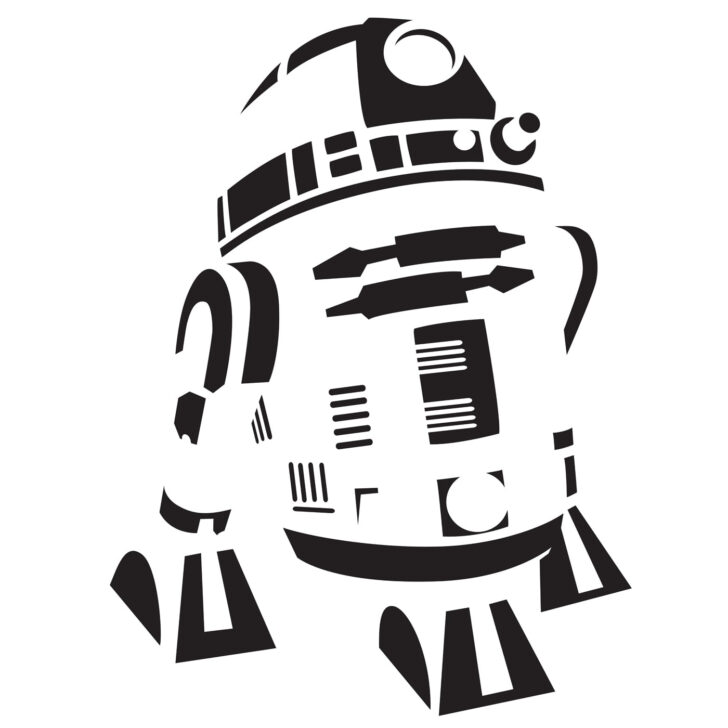 R2d2 Pumpkin Stencil Printable