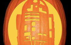 Star Wars R2D2 Pumpkin Carving inside R2D2 Pumpkin Stencil Printable