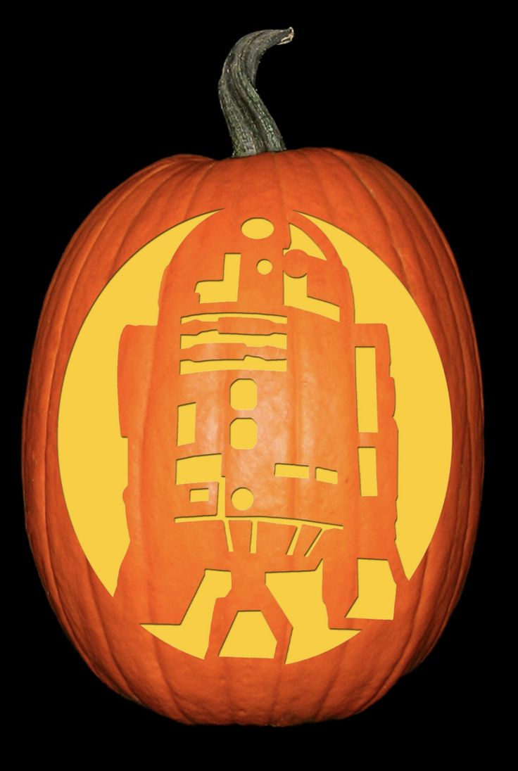 Star Wars R2D2 Pumpkin Carving inside R2D2 Pumpkin Stencil Printable