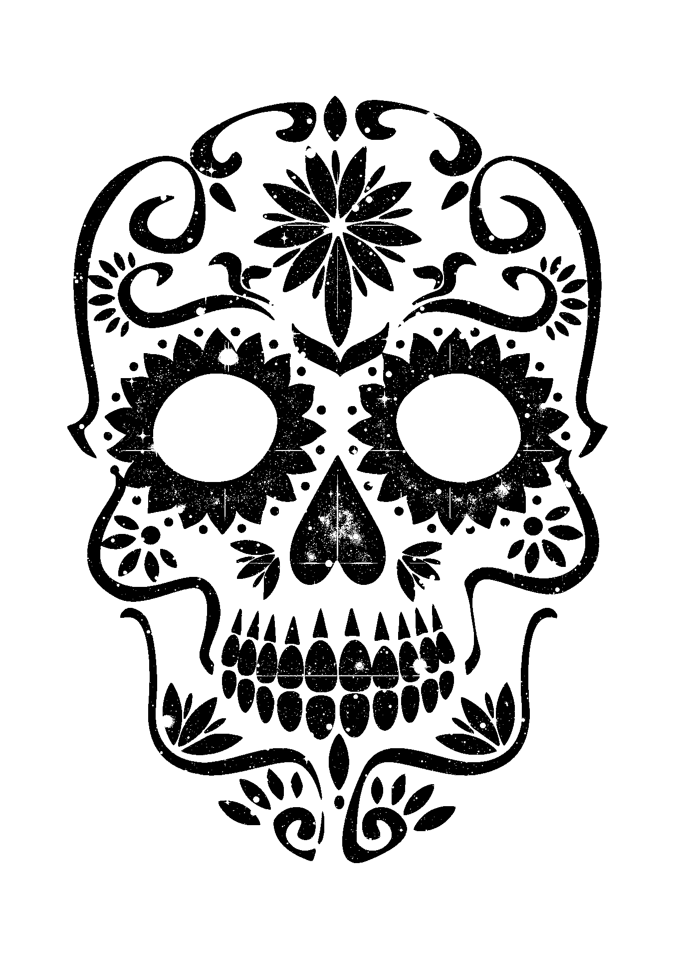 Sugar Skull Pumpkin Tutorial - News pertaining to Day of The Dead Pumpkin Stencil Printable