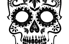 Sugar Skull Pumpkin Tutorial - News with regard to Skull Pumpkin Carving Stencils Printable
