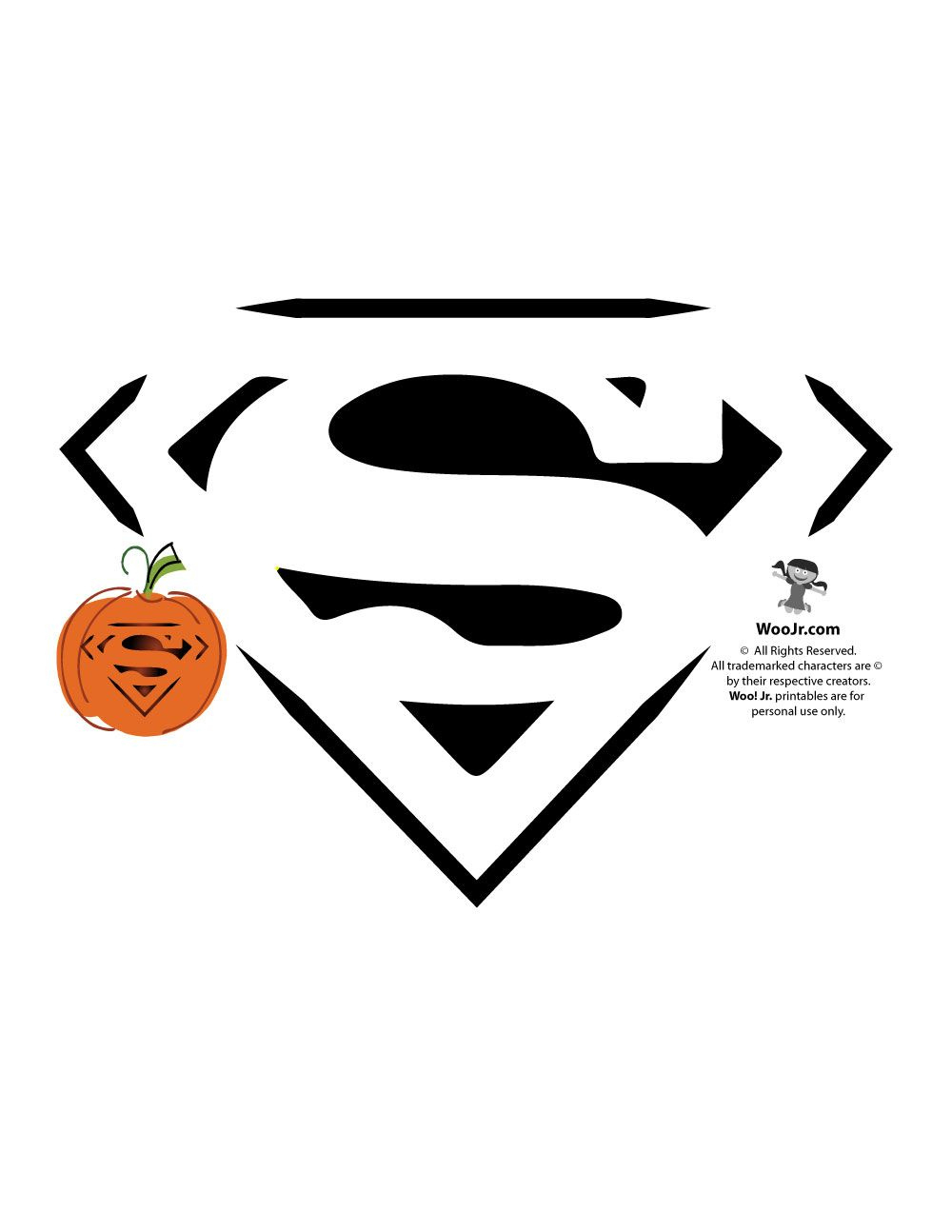 Superman Pumpkin Carving Patterns | Www.lx.iriss.uk pertaining to Superman Pumpkin Stencil Printable