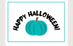Teal Pumpkin Project Halloween Sign &amp; Printables For Kids W/ Food with regard to Teal Pumpkin Project Printable Sign