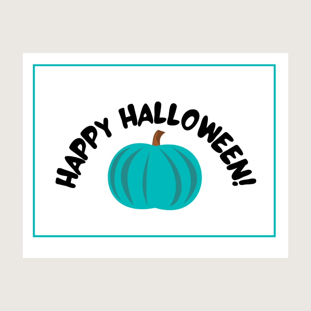 Teal Pumpkin Project Halloween Sign & Printables For Kids W/ Food with regard to Teal Pumpkin Project Printable Sign